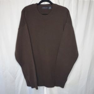 ♤ Jordan Craig Brown Crew Neck Long-sleeved Sweater Size XL